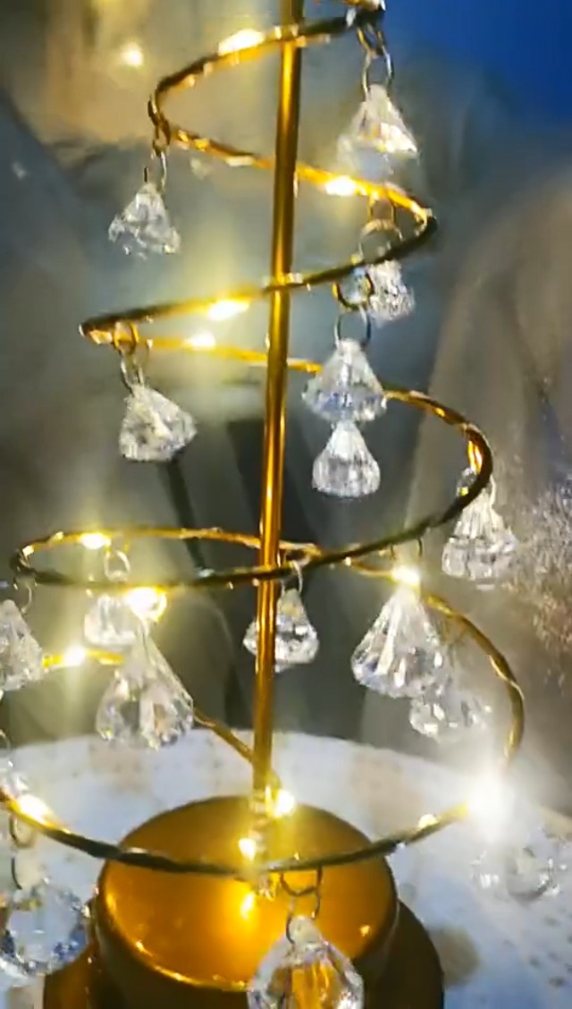 Amazon.co.jp: HY-MS クリスマスツリー 卓上 電池式 クリスマスライト